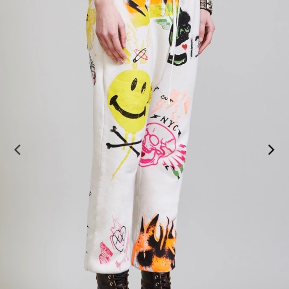 NEW R13 GRAFFITI DROP SWEATPANT. Size small - Picture 10 of 12